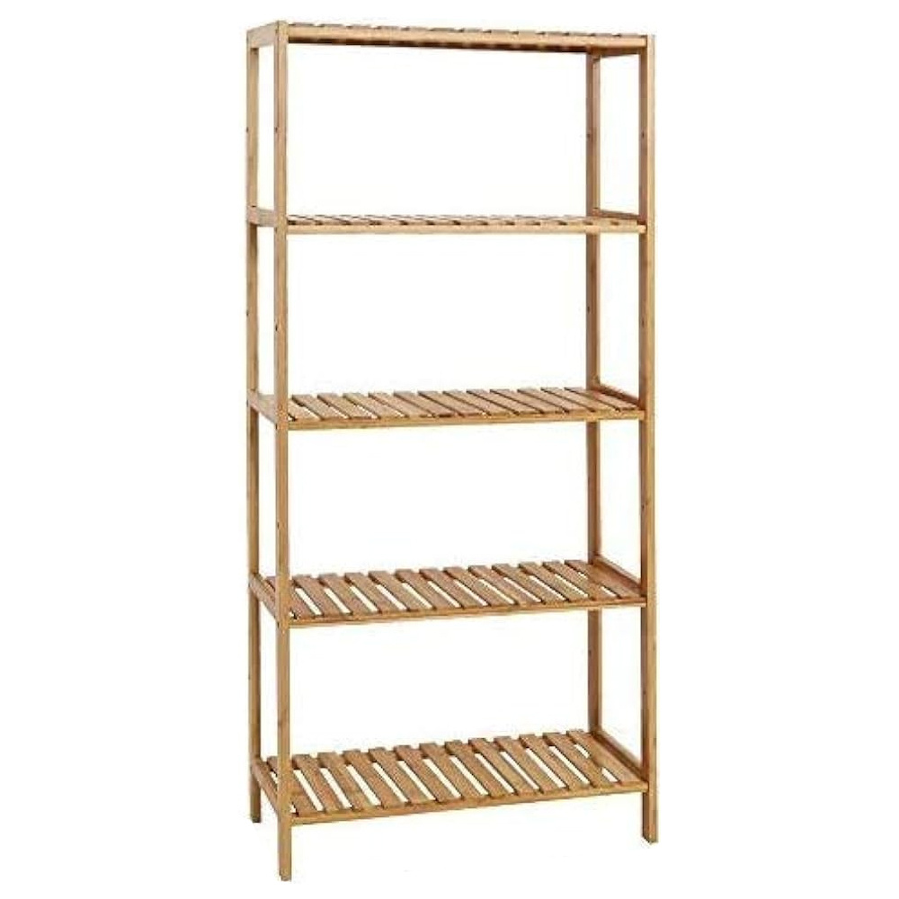 High Quality Factory Supply Bamboo Wooden Storage Shelf Rack Display Stand Countertop Organizer for Bedroom Living Room Bathroom