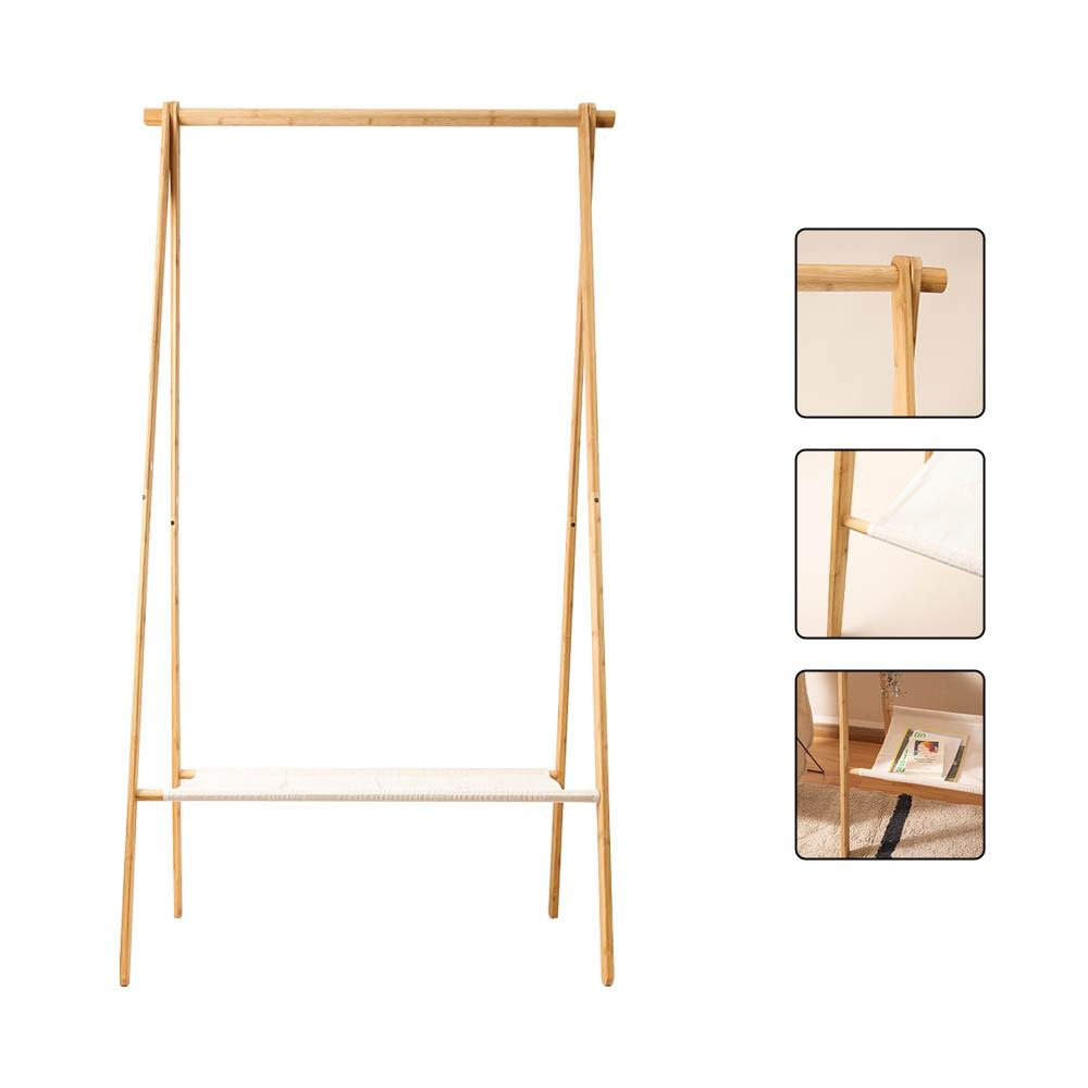 eco friendly household install bedroom easy to assemble the storage portable coat hanger clothes rack