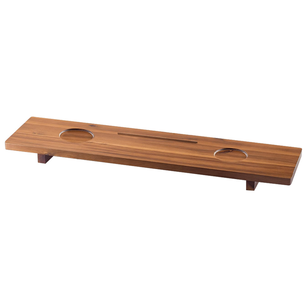 Bathroom Accessories Bathtub Tray Solid Wood Bathtub Organizer Shower Trays with Wine Holder Luxury Deep Bath Caddy for Tub