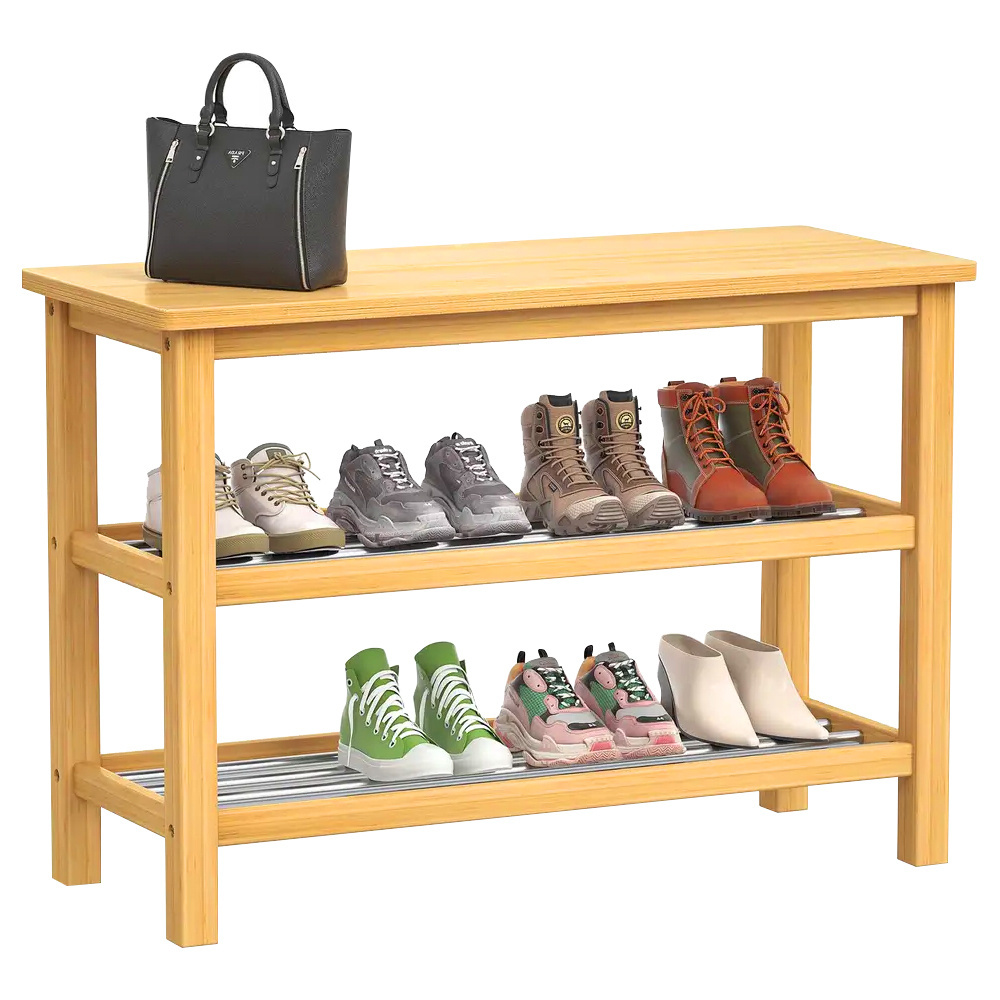 bamboo 2 tier shoe rack entryway freestanding storage organizer with 3 tiers wooden opening rotating shoe rack