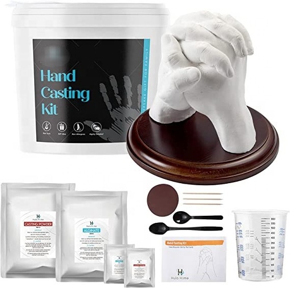 Hand Casting Kit for Couples or Family DIY Plaster Hand Mold Keepsake Sculpture Kit Gifts for Her