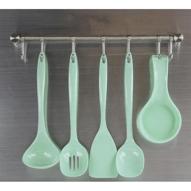 Supplier 4/6/8 Pieces In 1 Set Melamine Cooking Accessories Kitchen Tools Melamine Spoons Kitchen Utensil Set