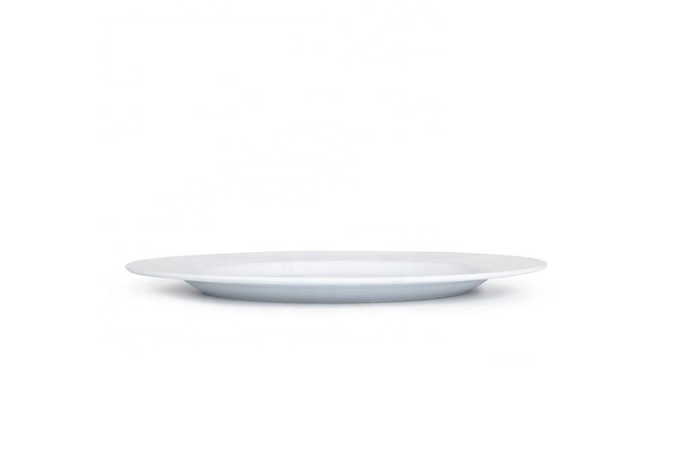 Super market hot sell 8'' 9'' 10'' white color catering use melamine dinner plates