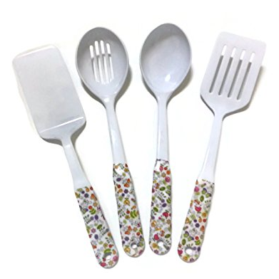 Supplier 4/6/8 Pieces In 1 Set Melamine Cooking Accessories Kitchen Tools Melamine Spoons Kitchen Utensil Set