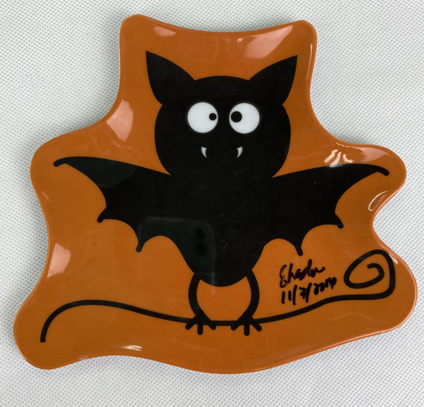 Customized 8 Inch Fluorescent Melamine Glow-in-the-Dark Plates Jednorazowych Obiadowej Disposable Party Halloween  Plate