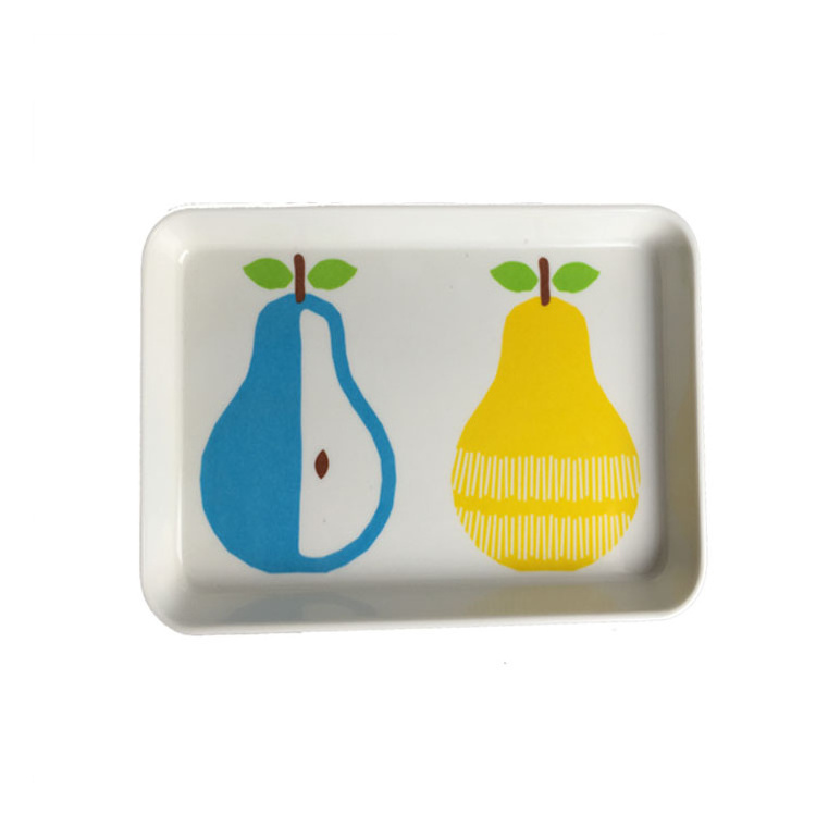 BPA FREE dishwasher safe not recommend use on Microwave small size plastic melamine cookie tray