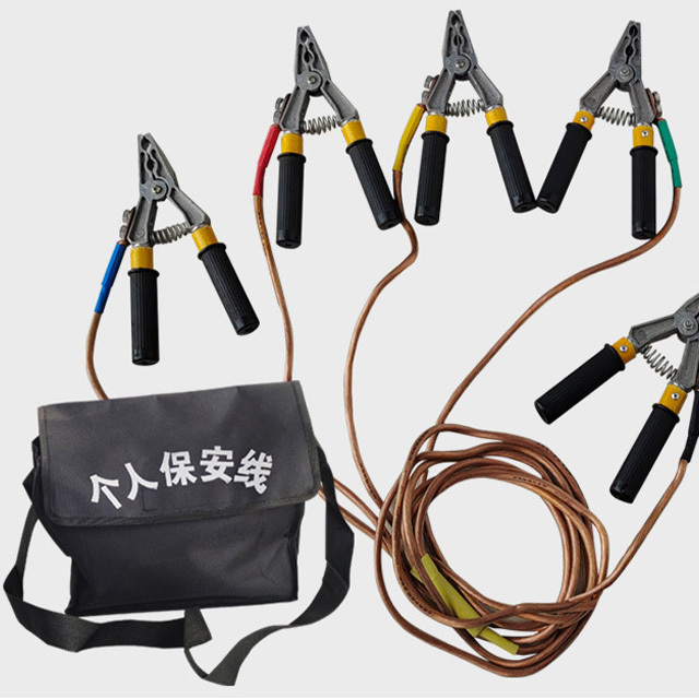 Support in stock Portable Earthing Equipment Earth Line Security Ground Personal Safety Grounding Wire