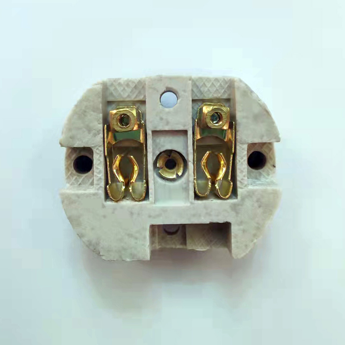 ceramic wall socket part electric switch base porcelain switch part lamp part light fitting