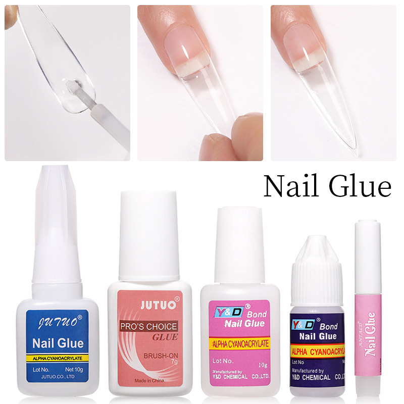 Nail Tip Glue Gel Customized Logo Acrylic 2g Mini Press on Nail Gel Glue Private Label 7G Nail Glue