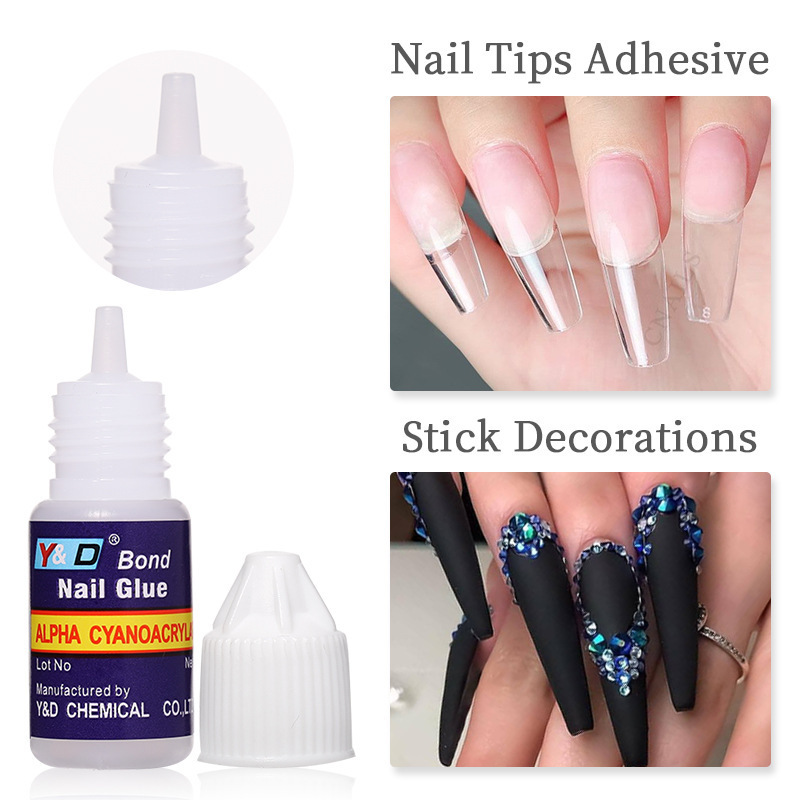 Nail Tip Glue Gel Customized Logo Acrylic 2g Mini Press on Nail Gel Glue Private Label 7G Nail Glue