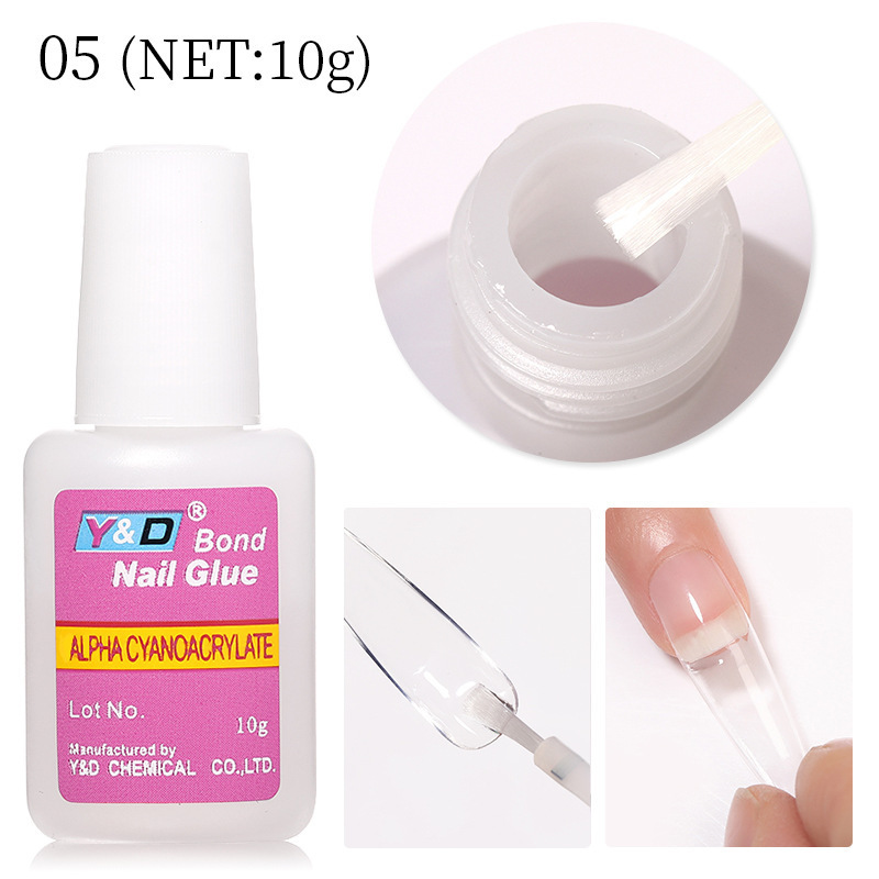 Morri 5 Styles Best Price Acrylic Artificial Press On Nail Tips Glue Bond 8ml Nail Glue Bulk Gel For Nails