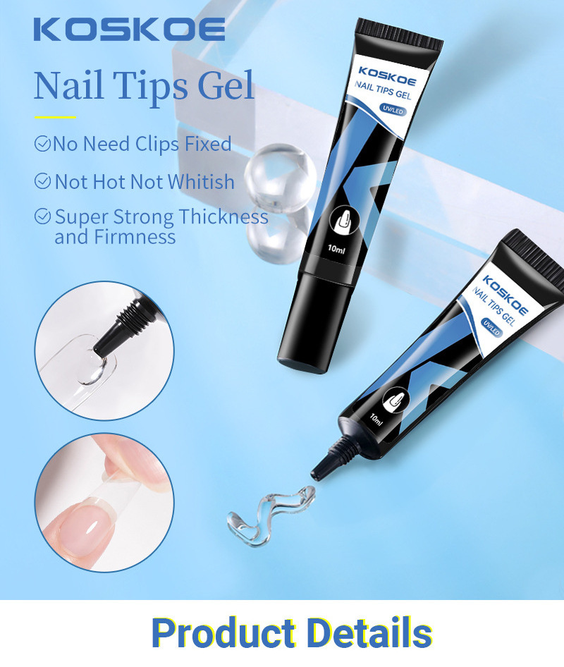 Nail Glue Wholesale Brush on Nail Glue 10G For Nail Tips Professional Fast Drying Bond Glue Accept Custom logo