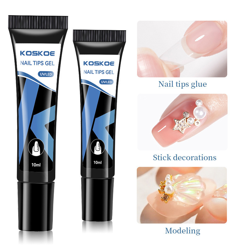 Nail Glue Wholesale Brush on Nail Glue 10G For Nail Tips Professional Fast Drying Bond Glue Accept Custom logo