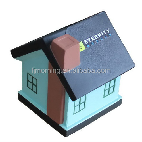 Custom House Shape Stress Ball Anti Stress Reliever Toy