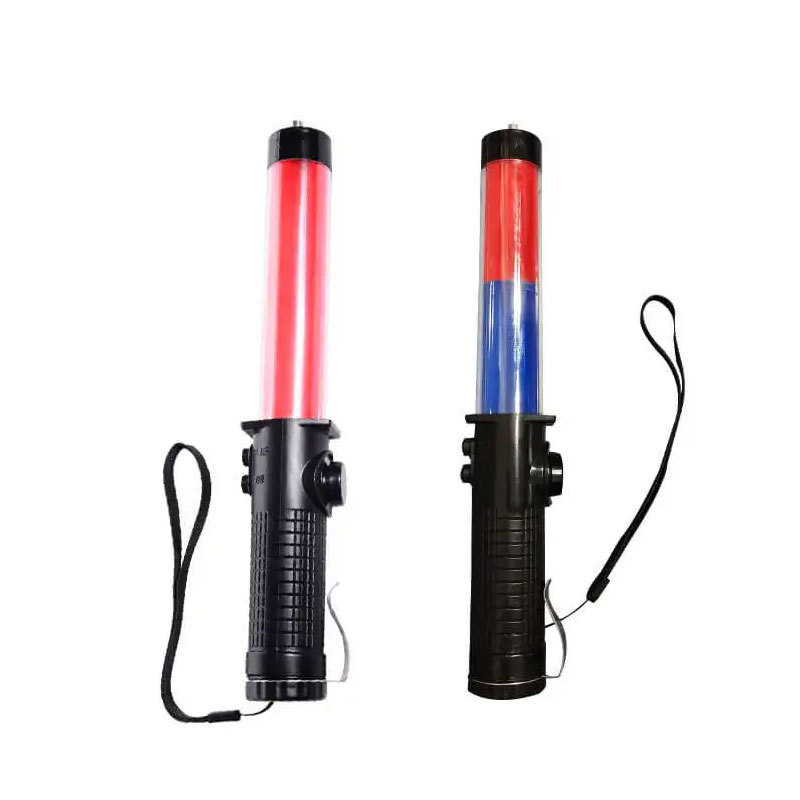 LED Traffic wand baton with battery, traffic signal control baton