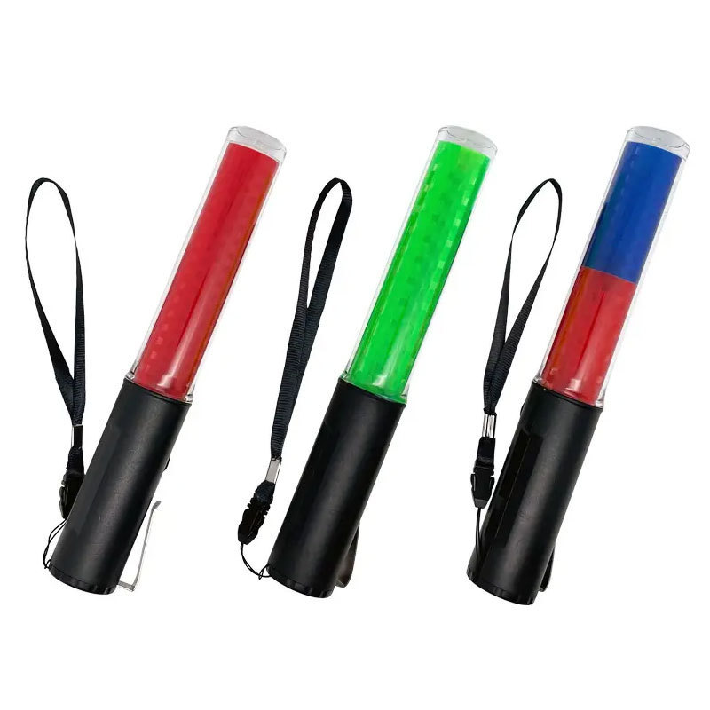 LED Traffic wand baton with battery, traffic signal control baton