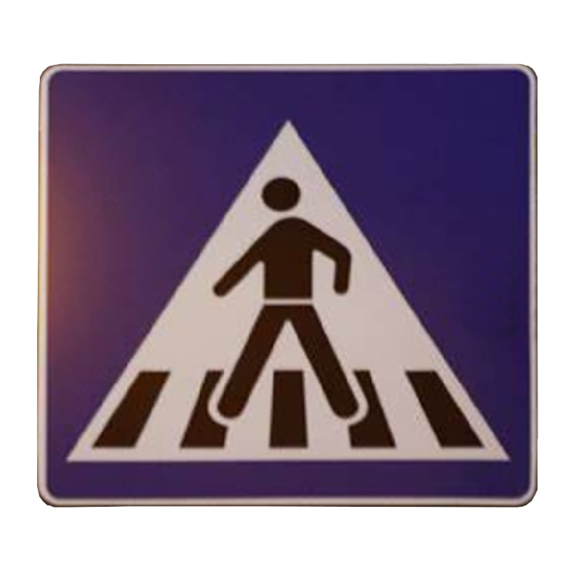 LED Aluminum Custom Safety signage Slow down sign Solar Pedestrian Crossing Sign,