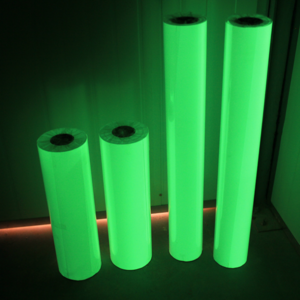 Luminous Film Photoluminescent Self Adhesive Vinyl Glow in the dark Vinyl Film luminous reflective tape