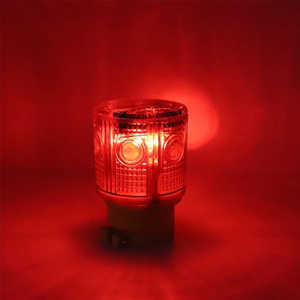 LED Solar Strobe Warning Light Flashing Construction Safety Road Traffic Automatic warning light