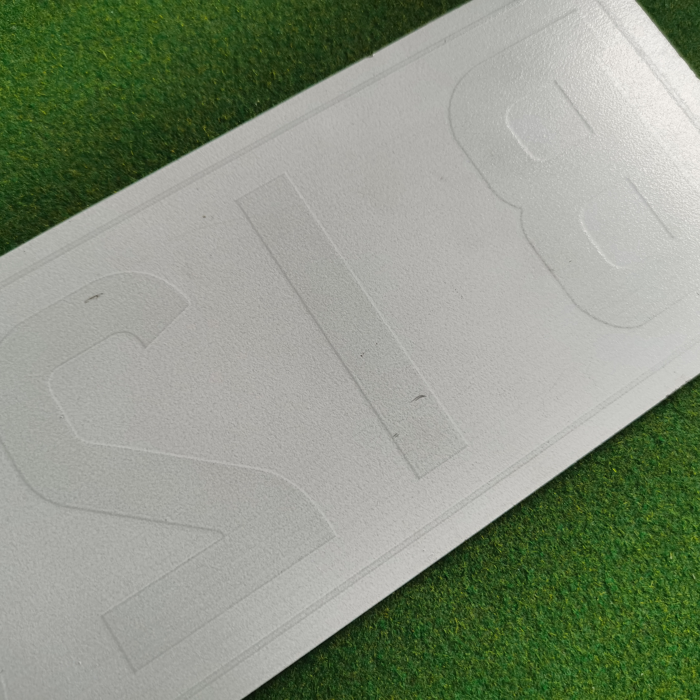 OEM Waterproof Strong Adhesive 4D BLACK Laser Cut 3mm Acrylic Number Plates Letters 3D Gel Plates