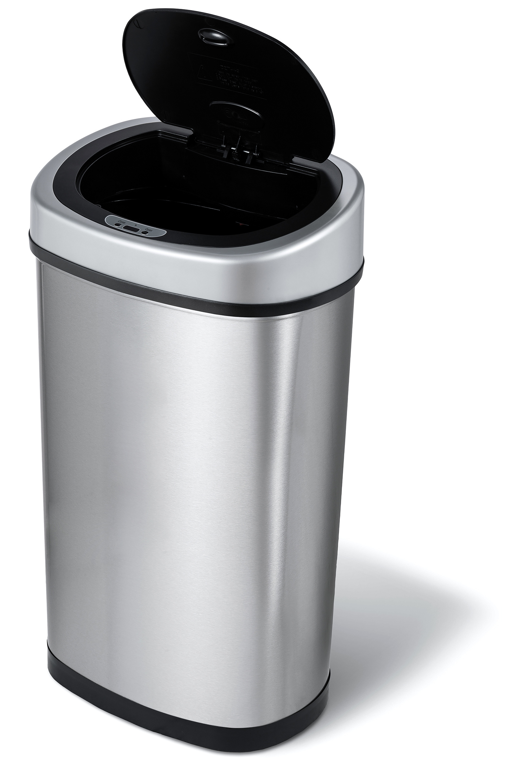 Ninestars 50L 13gallon Infrared 430 stainless steel trash bin household wholesale Automatic rubbish can