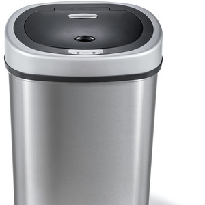 Ninestars 50L 13gallon Infrared 430 stainless steel trash bin household wholesale Automatic rubbish can