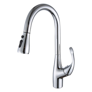 Modern one hole brass kitchen faucet style flexible connections durable kitchen faucet low profile small kitchen faucet