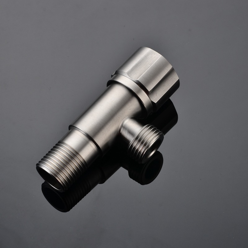 304 Stainless Steel Core Hot And Cold Water Inlet Figure-Eight Valve Toilet Water Heater Angle Valve Water Stop Valve