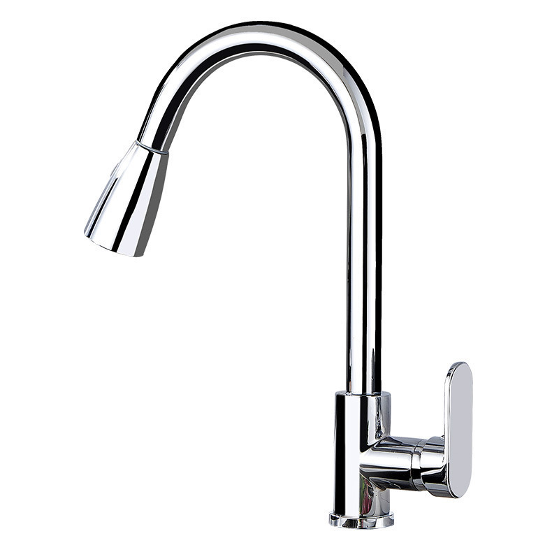 Modern brushed gold kitchen faucet hidden kitchen faucet sink splash guard