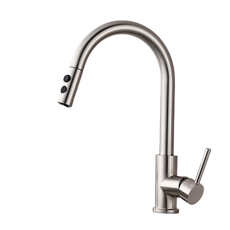 2023 kitchen faucet lavatory faucet chrome finish kitchen faucet with side sprayer