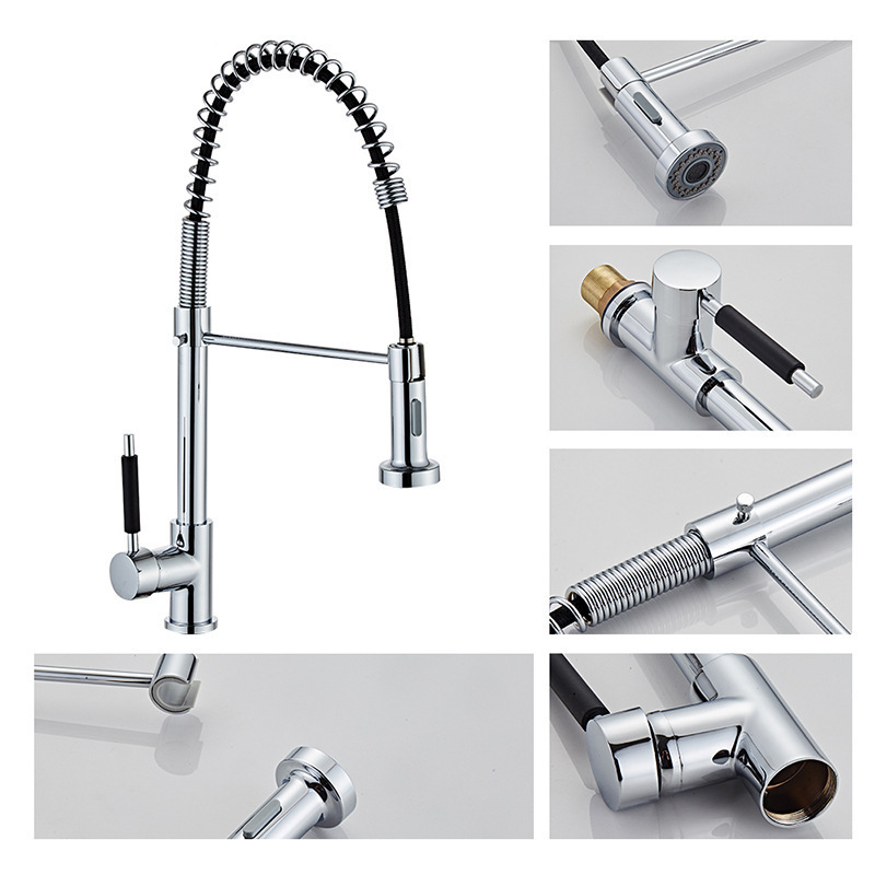 Ambient lighting sink taps kitchen faucet pad for kitchen faucet flexible kitchen faucet chrome long body