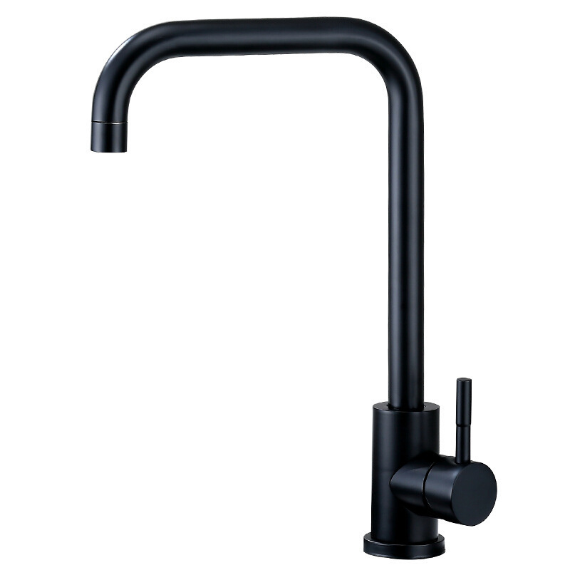 Modern kitchen folding faucet kitchen faucet black matte rose gold kitchen faucet