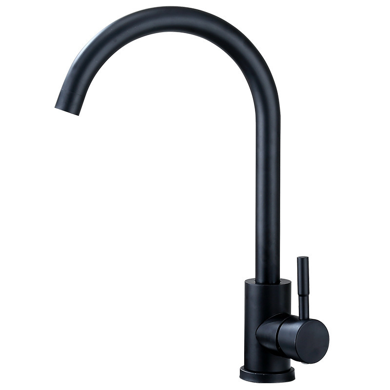 Modern kitchen folding faucet kitchen faucet black matte rose gold kitchen faucet