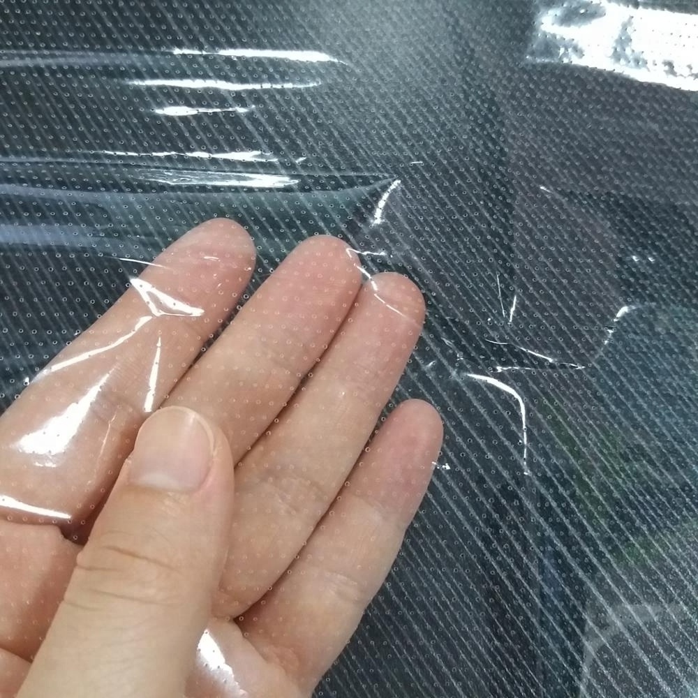 Micro perforated plastic bag for food packaging