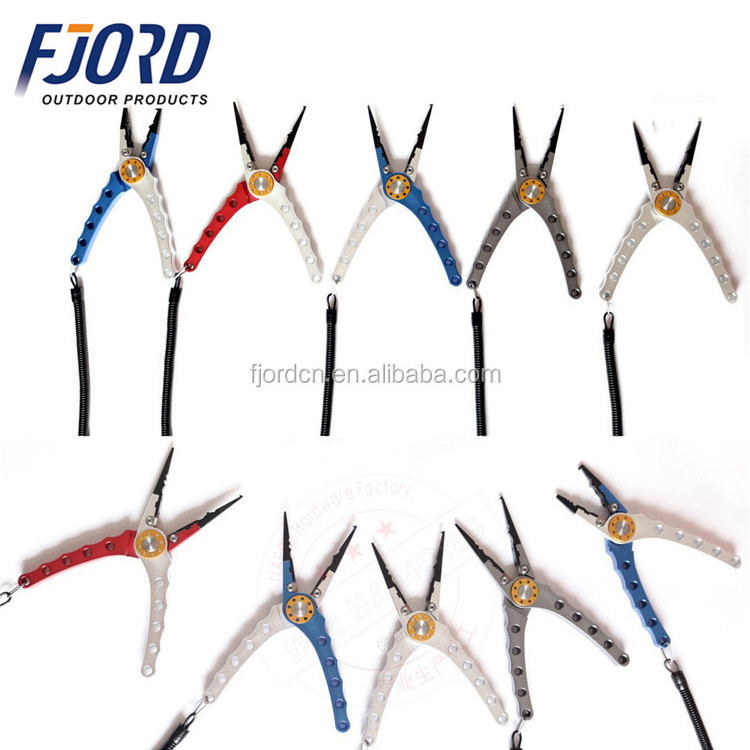 FJORD Olecranon Fishing Fish Control Pliers in Stock Multi-purpose Stainless Steel Available OEM Offered CN;SHN 124g 16cm 5pcs