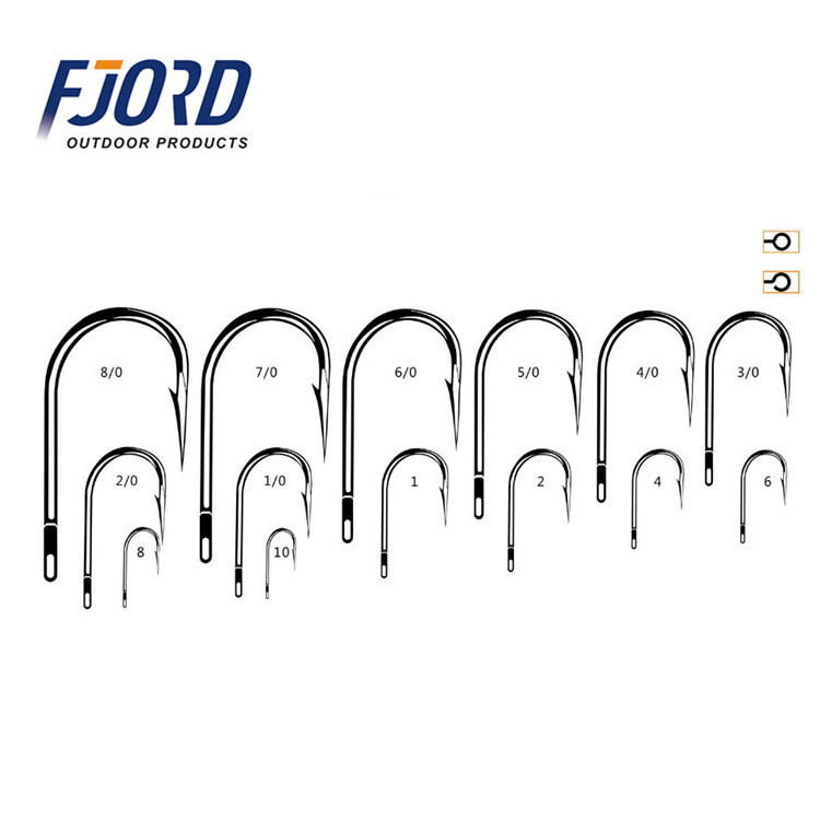 FJORD Japan high quality seawater high carbon SALMON SIWASH sea fishing hooks