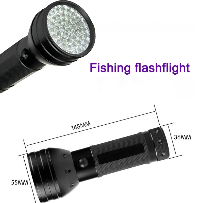 FJORD Led Light for Outdoor Fishing Night Light without Battery Purple Light Flashlight