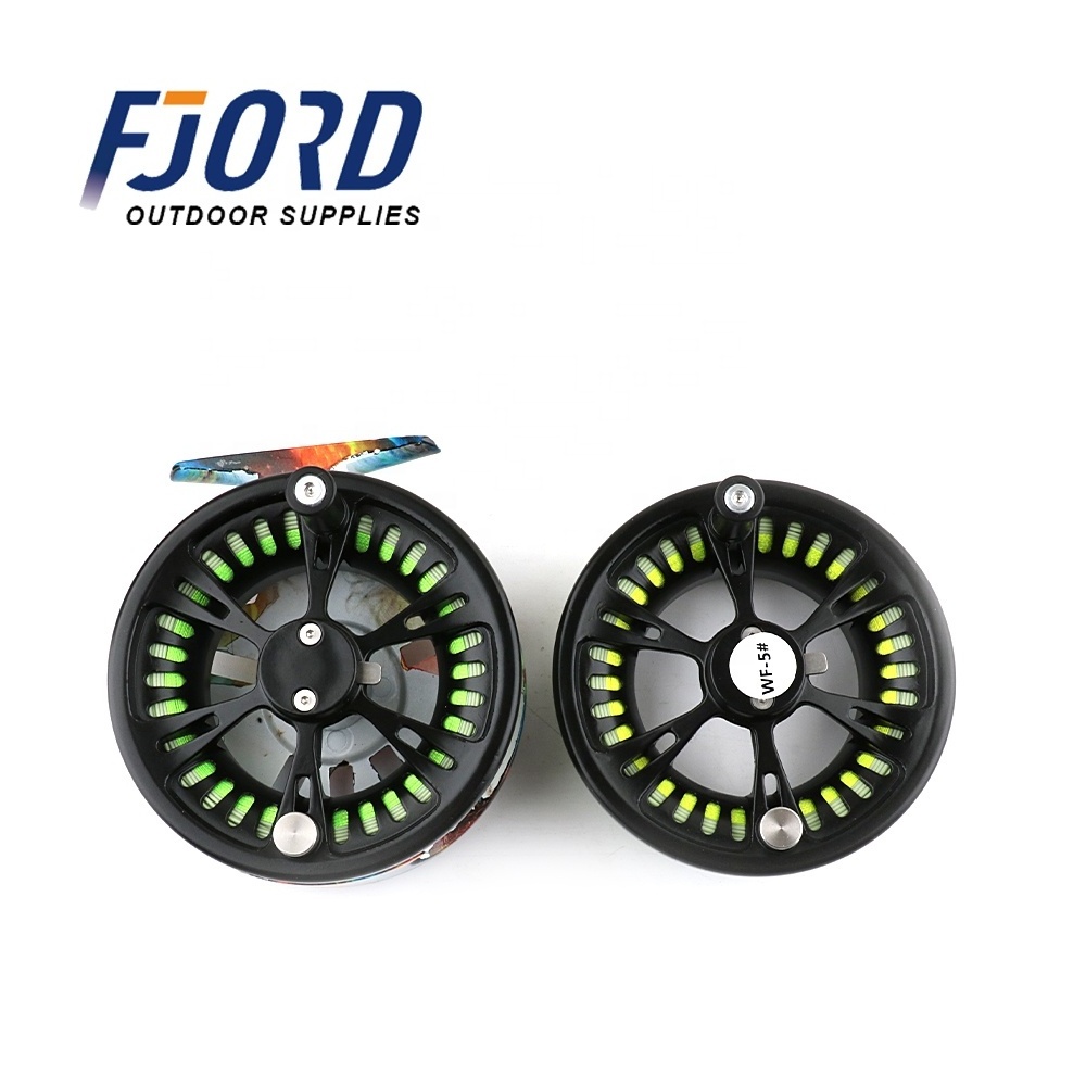 FJORD China Factory Fly Reel Metal Body Saltwater Fishing Reel Large Capacity CNC Fly Reel