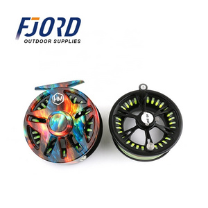 FJORD China Factory Fly Reel Metal Body Saltwater Fishing Reel Large Capacity CNC Fly Reel