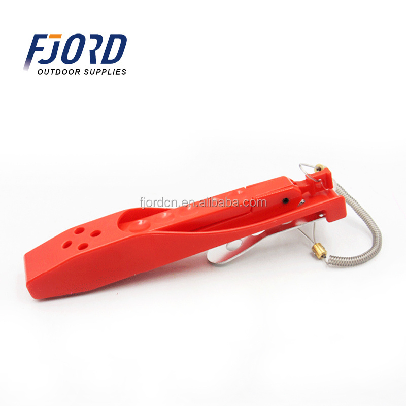 FJORD Portable Plastic Grabber Keeper Holder with Lanyard Fish Grippers Fish Lip Grip Pliers