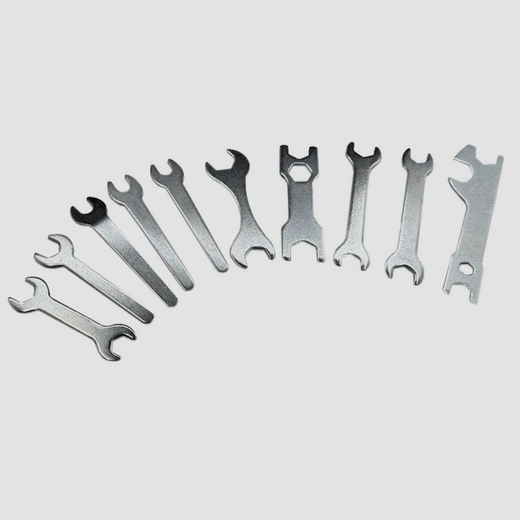 Zinc plated Mini Stamped Hex Single Open End Wrench Spanner zinc plated hex Allen Key Wrench