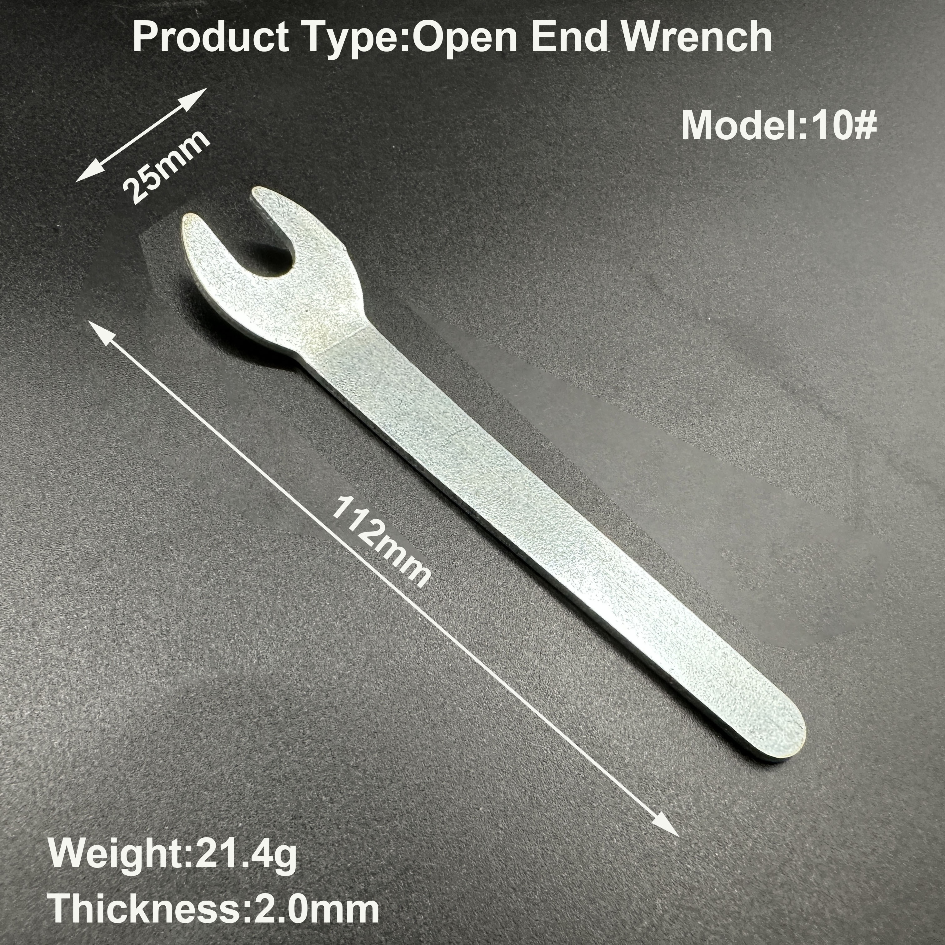 Zinc plated Mini Stamped Hex Single Open End Wrench Spanner zinc plated hex Allen Key Wrench