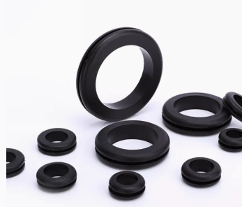 Custom Colors round Cable Rubber Grommets for Automotive Moulding Processing Service Available