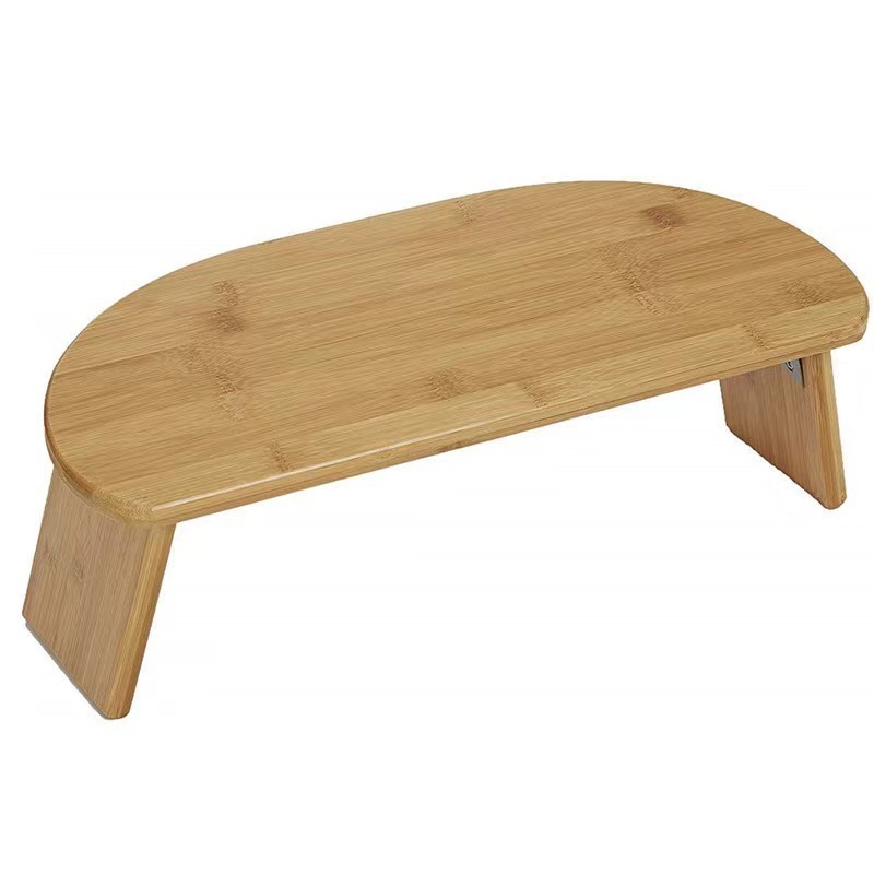 Mindful Modern Folding Meditation Bench - Bamboo Kneeling Stool with Locking Magnetic Hinges - Cross Legged Folding Seiza Chair