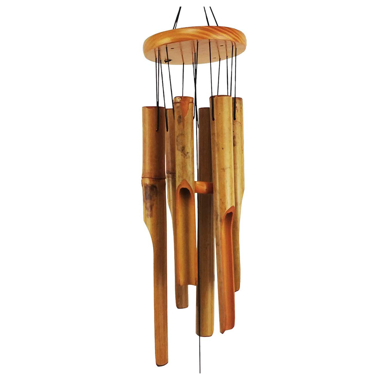 Wind Chimes Outdoor, Bamboo Wind Chimes with Amazing Deep Tone,Natural  Sound