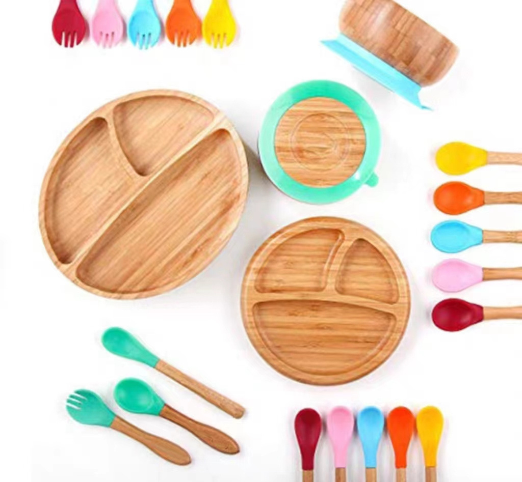 Bamboo Wooden Spoons, Apartment Essentials Wood Spatula Spoon Nonstick Kitchen Utensil Set Premium Quality Housewarming Gifts