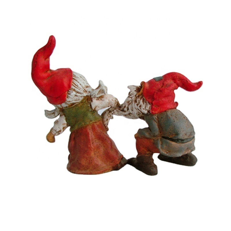 ED8339A 7 Dwarfs Garden Gnomes Figurine Resin Craft Decoration The Seven Garden Dwarf Statues