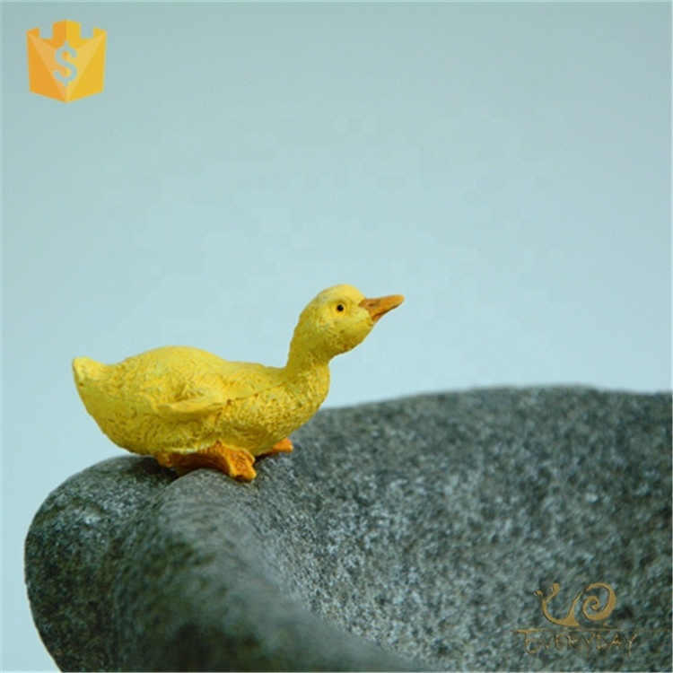 Z10498A Cheap Home Decor Resin statue Handmade Duck Flower Small Pots Plant Indoor Planter Plant Pot mini flower pot for bonsai