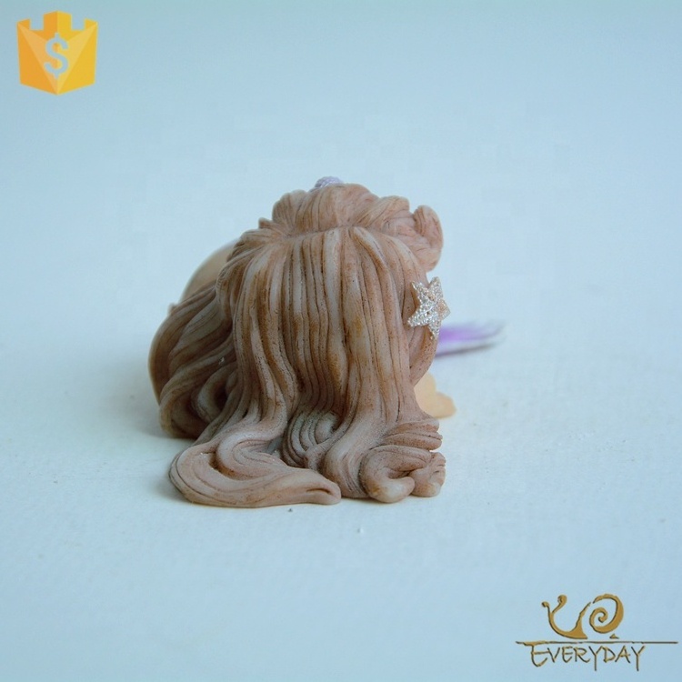 ED11409D OEM Accepted Craft Ornaments Gift Resin Mermaid Figurine Souvenirs Decoration Little Sleep Mermaid Statues Sale