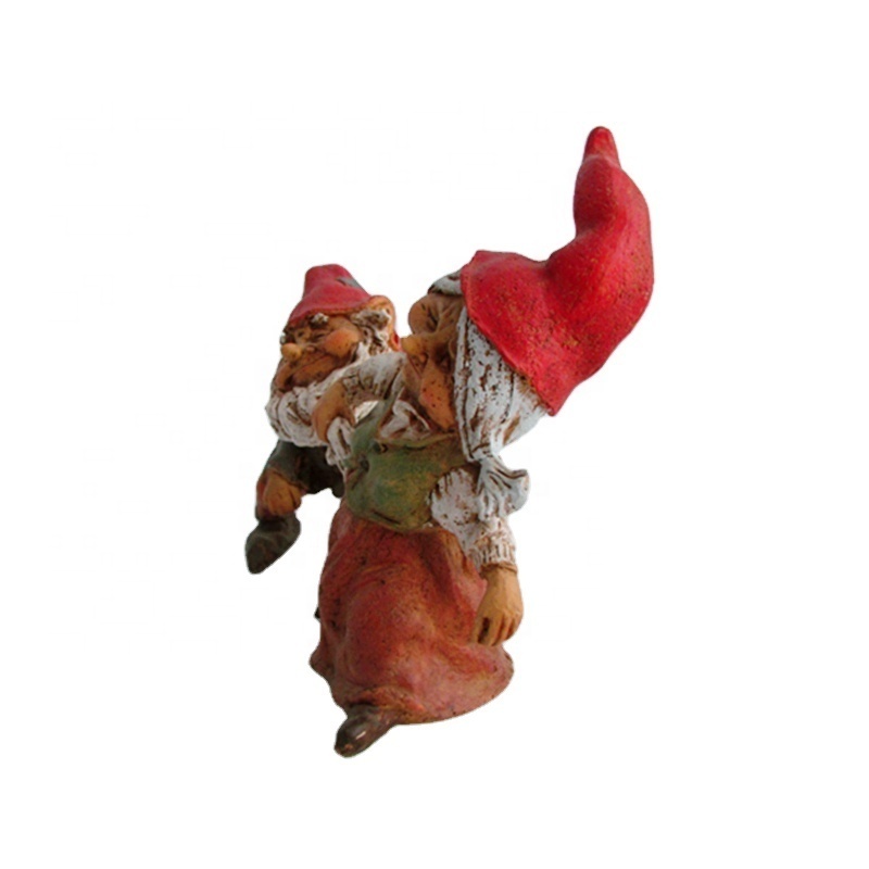 ED8339A 7 Dwarfs Garden Gnomes Figurine Resin Craft Decoration The Seven Garden Dwarf Statues